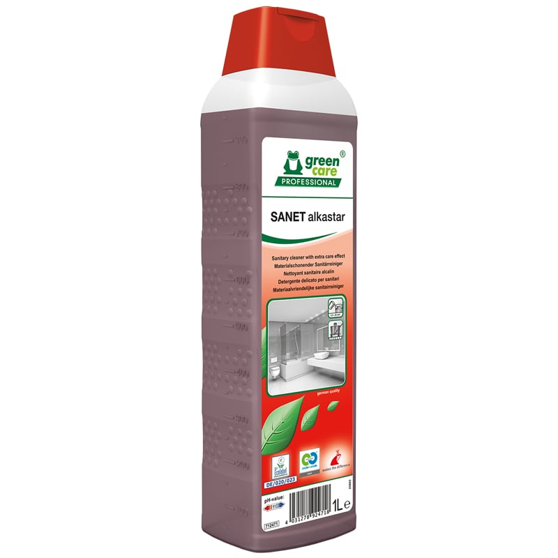 Saniteettitilojen puhdistusaine Green Care Sanet Alkastar - 1