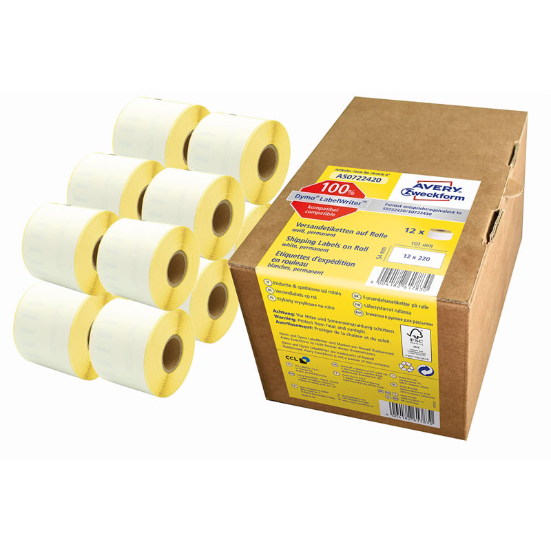 Tarrat Dymo Labelwriter -tulostimiin Avery - 1