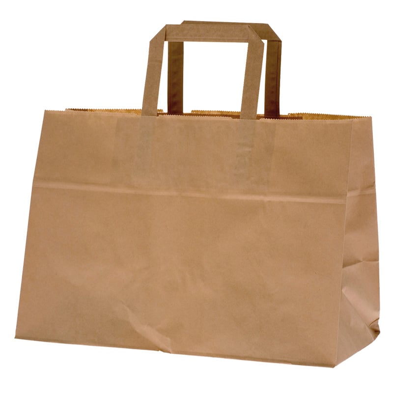 Litteäkannikekassi Take Away, ruskea - 3
