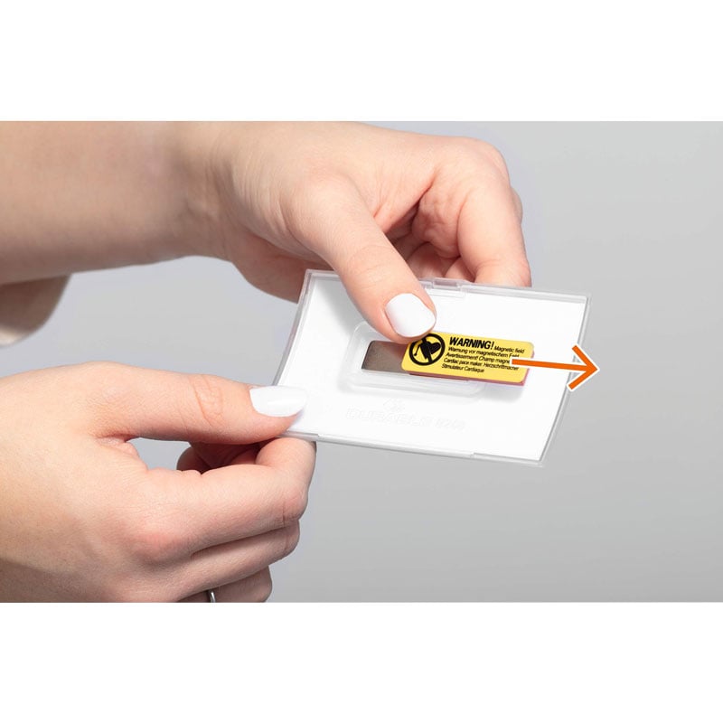 Nimikylttitasku Durable Click Fold vahvalla magneetilla - 2