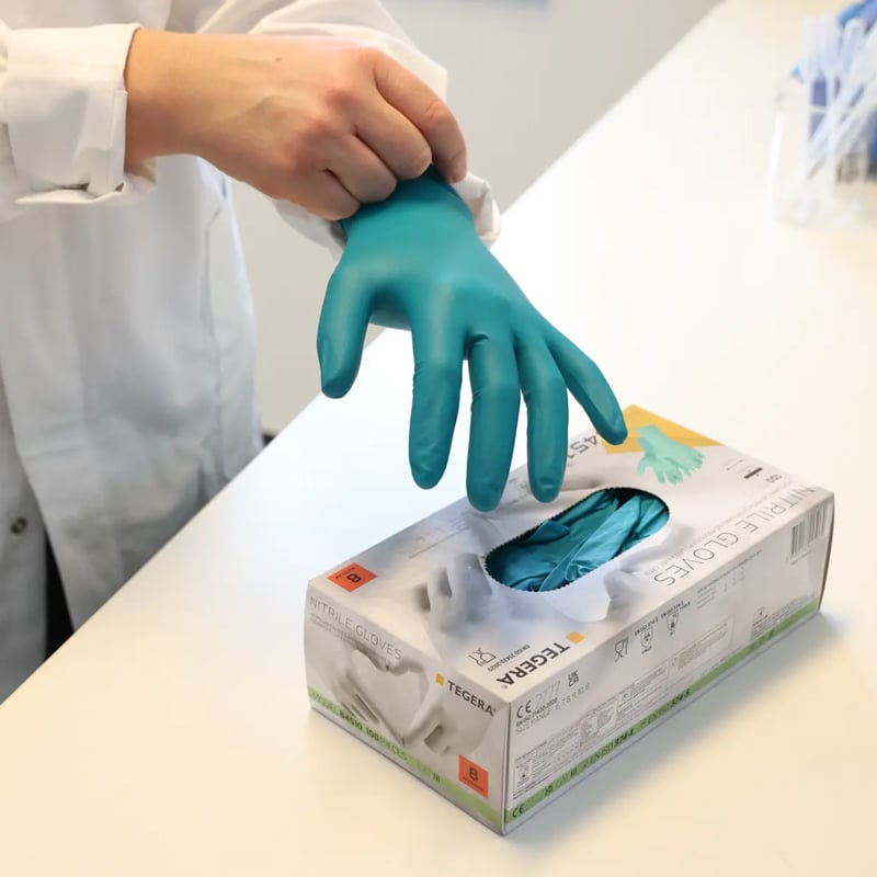 Kertakäyttökäsine Tegera Chemforce 84510, nitriili - 3