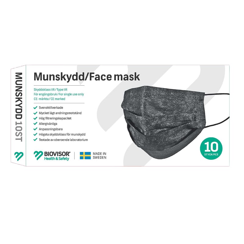 Kasvomaski Biovisor, 3-kerroksinen IIR - 4
