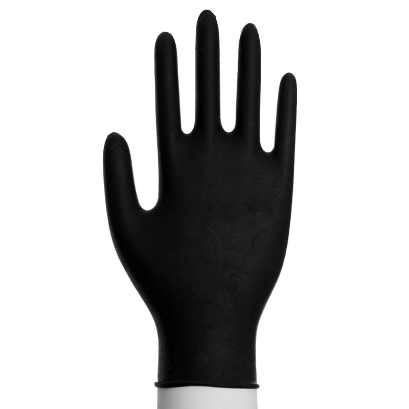 Kertakäyttökäsine Abena Classic Sensitive, nitriili musta - 4