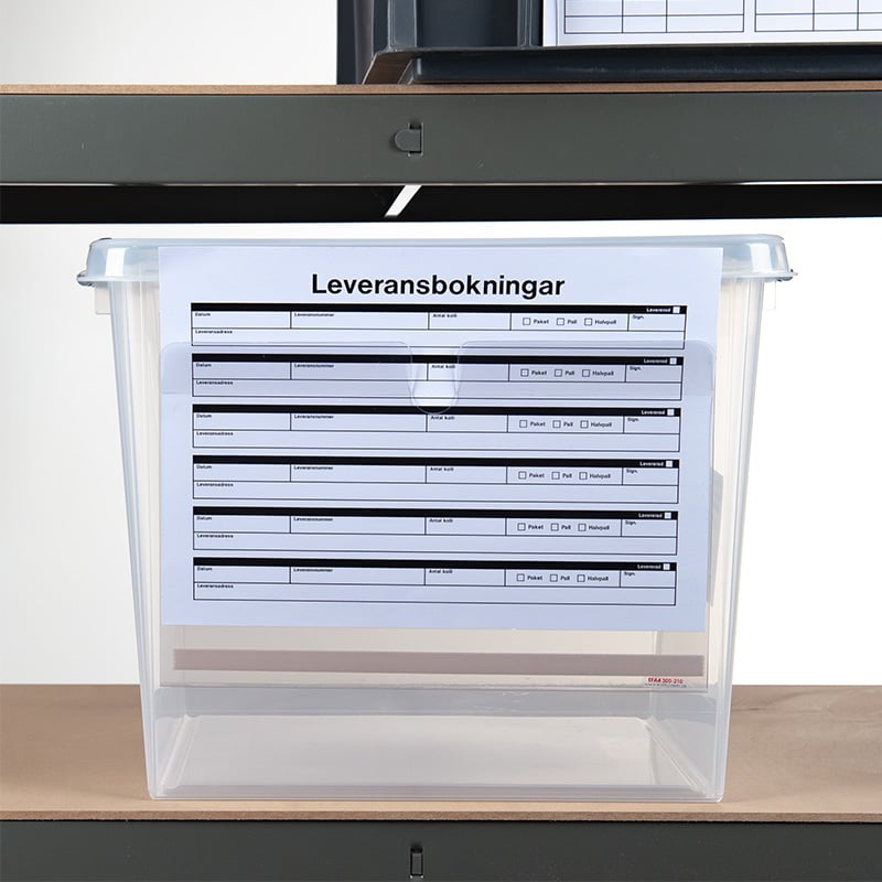 Kylttitasku muovilaatikoihin - 3