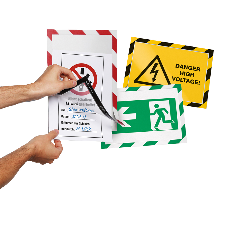 Varoituskylttikehys Duraframe Security A4 - 1