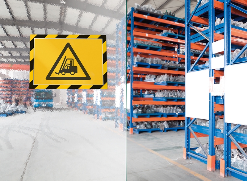 Varoituskylttikehys Duraframe Security A4 - 6