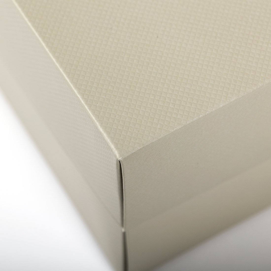 Lahjalaatikko kannella, beige - 4