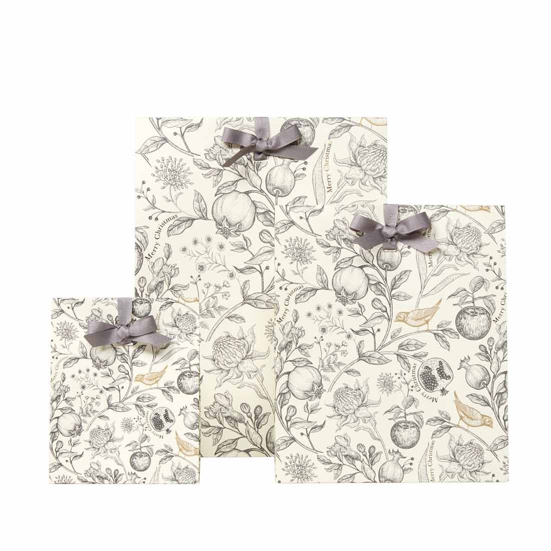 Lahjapussi Golden Bird White - 1