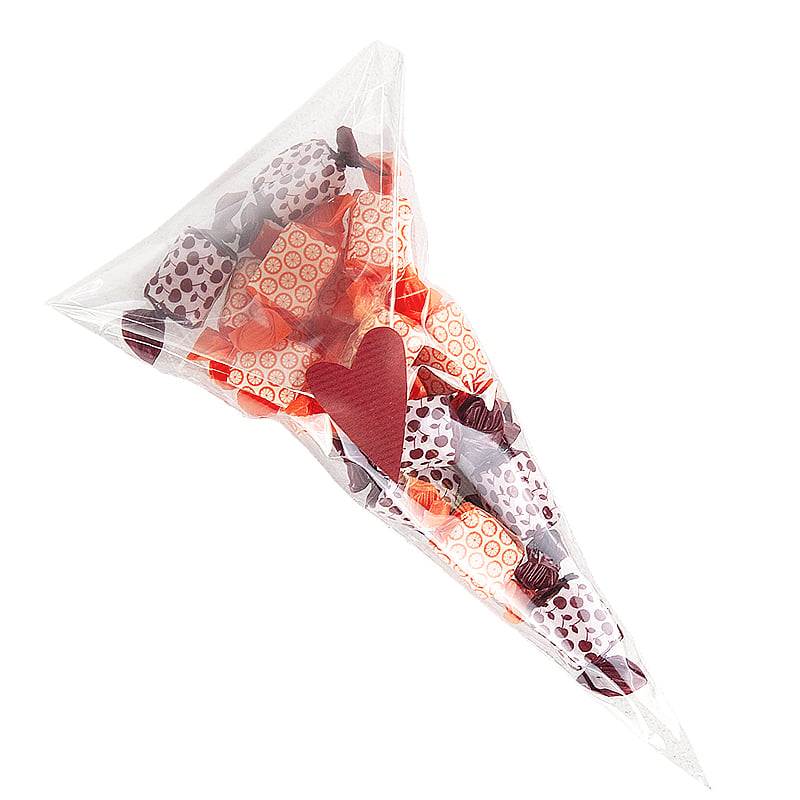 Sellofaanipussi PP-muovi, tuuttipussi