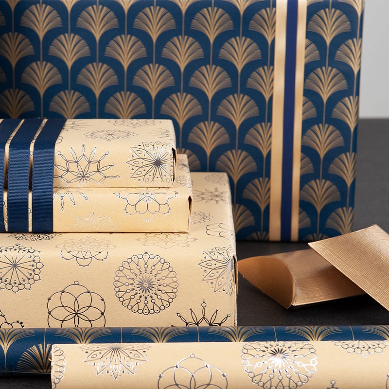 Lahjapaperi Classy blue - 3