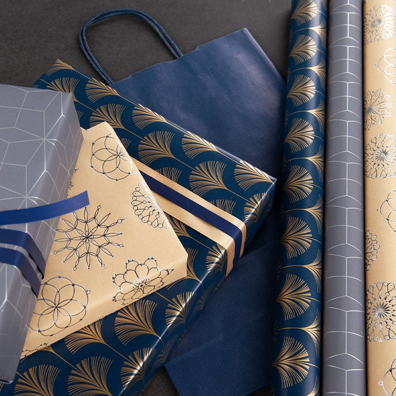 Lahjapaperi Classy blue - 4