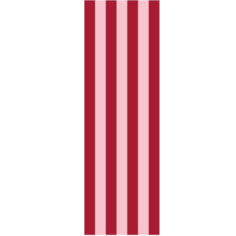 Pitkä sulkijatarra, French Rouge, raidallinen - 1