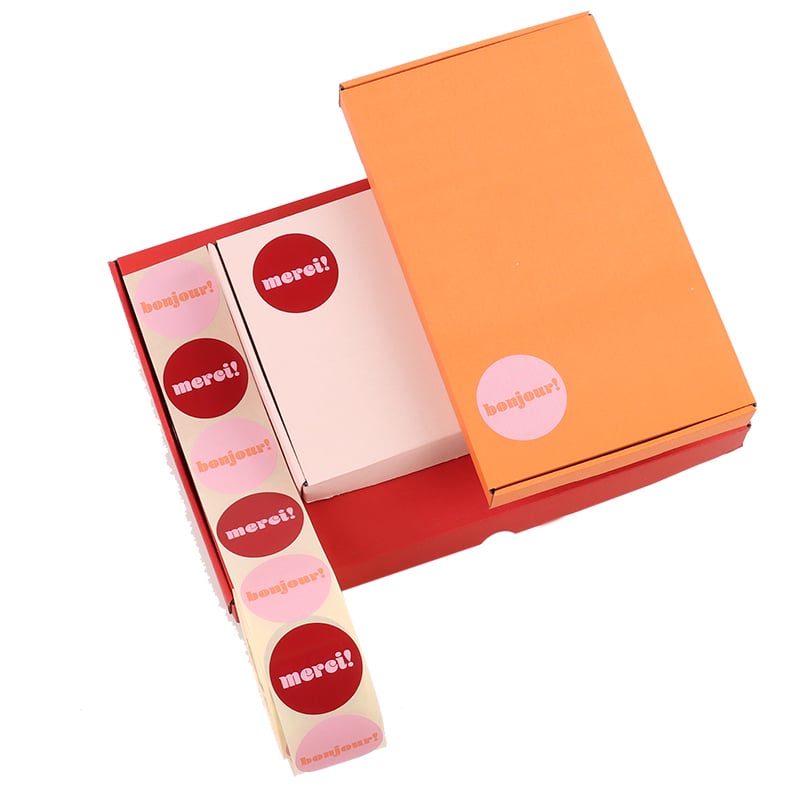 Tarra merci / bonjour French Rouge - 4