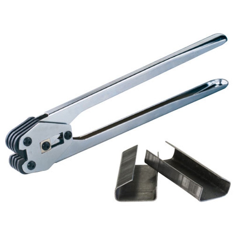 Pakkausvannepihdit H-36 PP- ja PET-nauhalle ja metallilukot - 1