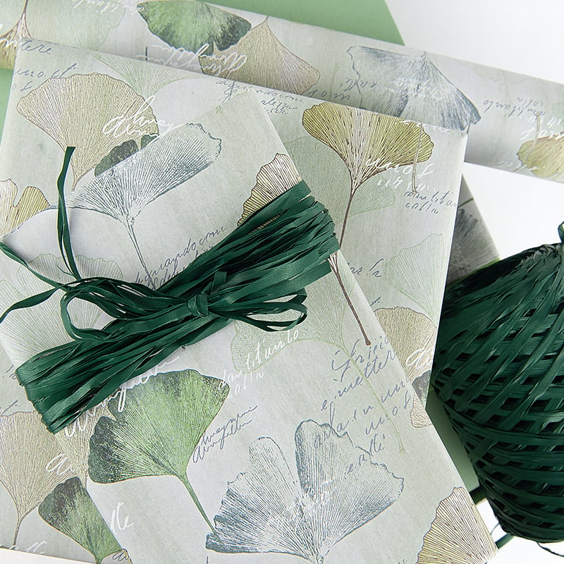 Lahjapaperi Ginkgo / Green - 2