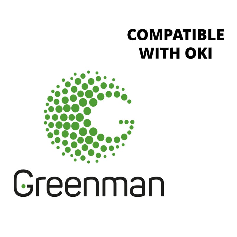 Ekovärikasetti Greenman OKI-lasertulostimiin - 1