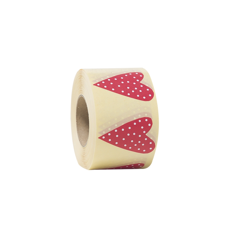 Tarra Modern Heart, punainen valkoisilla pilkuilla - 1