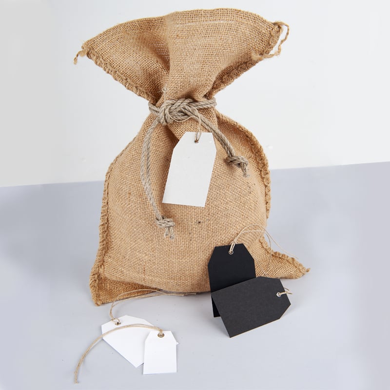 Pakettikortti hamppunarulla, harmaa - 3
