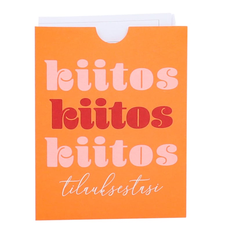 Kuittitasku "Kiitos tilauksestasi!" French Rouge - 1