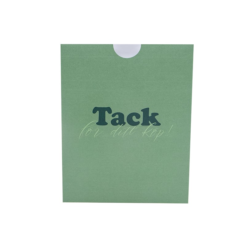 Kuittitasku "Tack för ditt köp" Fair green - 2