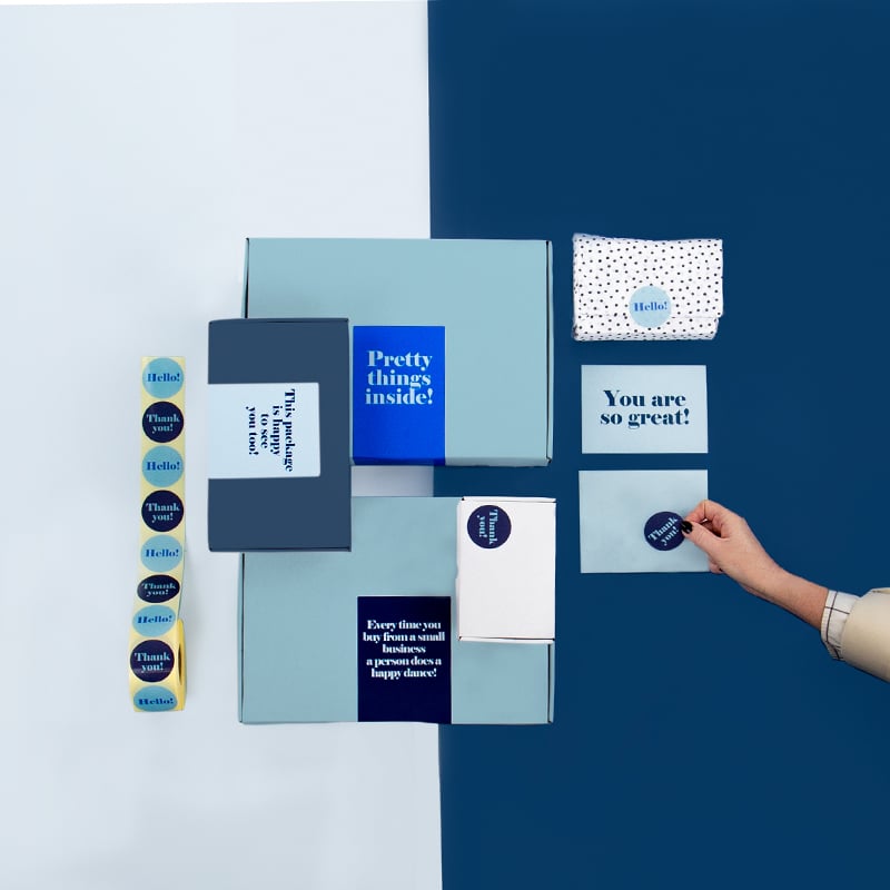 Kiitoskortti Miami Blue "You are so great" - 3