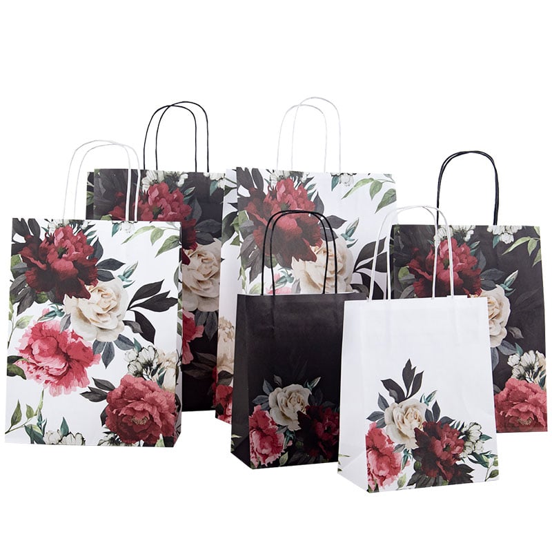 Nyörikannikekassi Wild Bouquet Black - 3