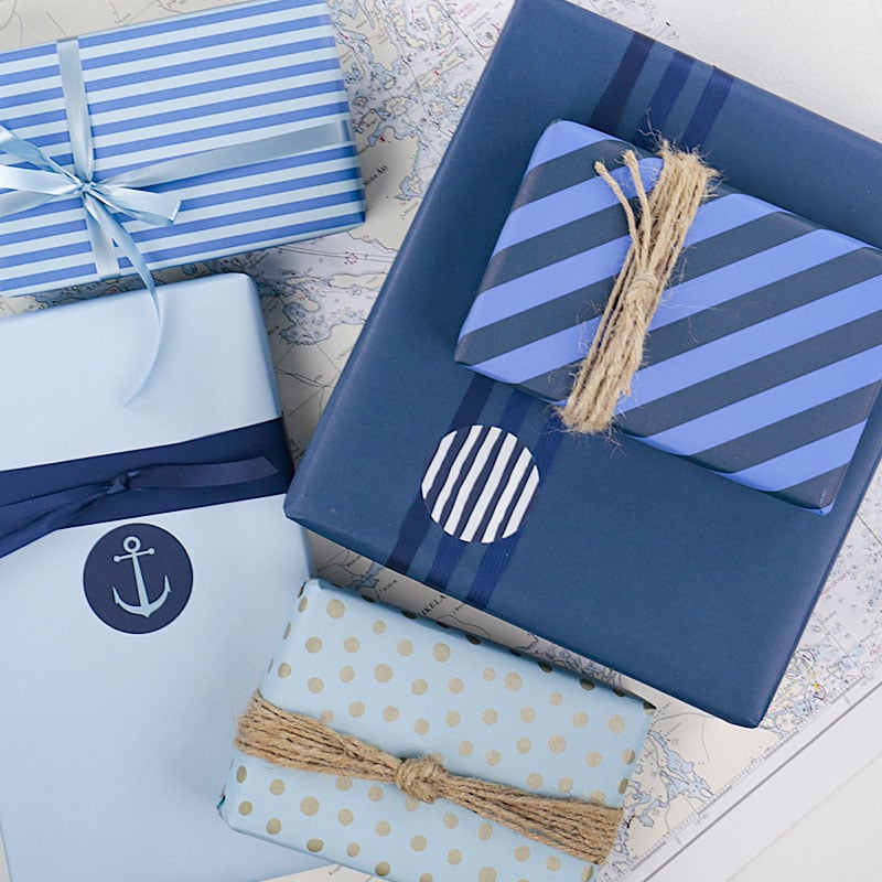 Lahjapaperi Marin Blue-Blue - 5