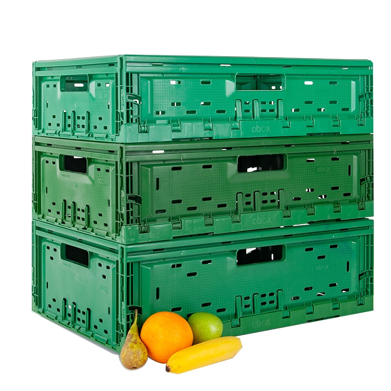 Muovilaatikko Packoplock, kokoontaitettava reiällinen - 1