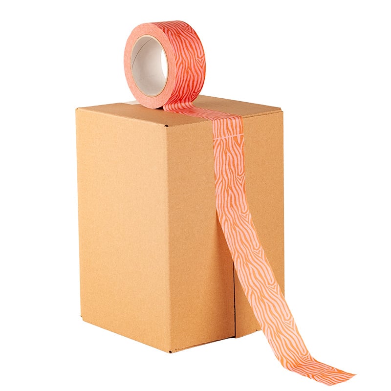 Paperinen pakkausteippi Zebra - 1