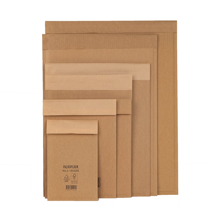Paperinen postituspussi, aaltopaperivuorattu