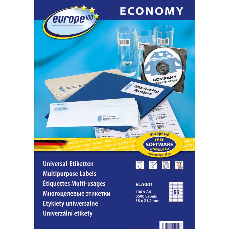 Tulostustarra Europe100 Laser - 1
