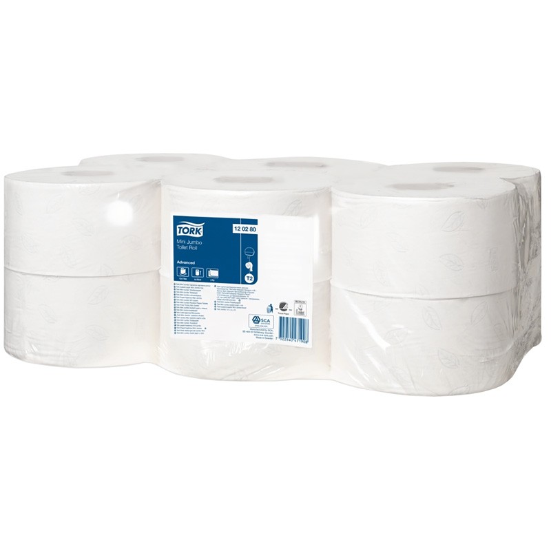 WC-paperi Tork Advanced Mini Jumbo T2 - 1