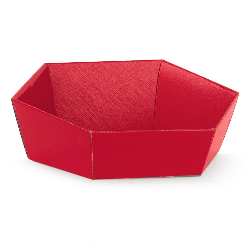 Lahjakori Hexagon Fibra, punainen - 1