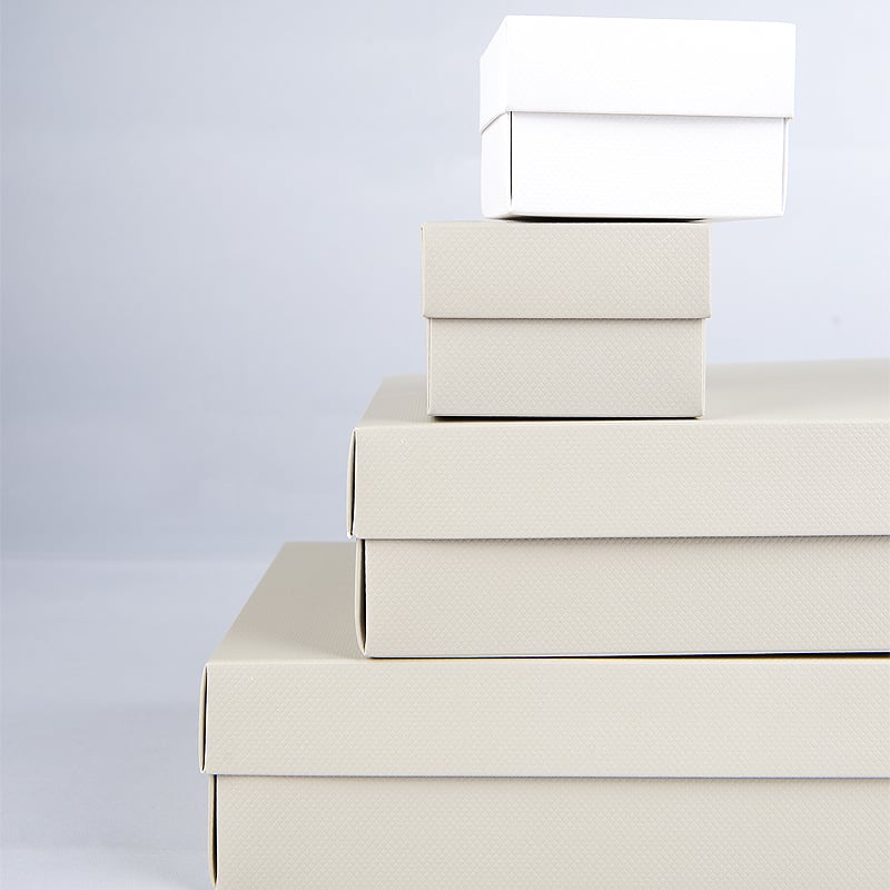 Lahjalaatikko kannella, beige - 2