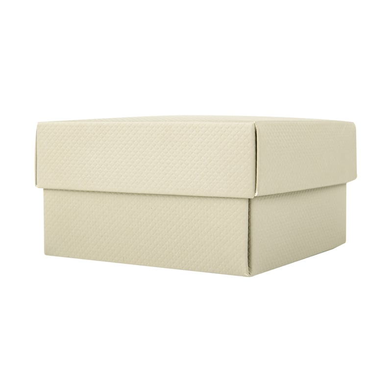 Lahjalaatikko kannella, beige - 1