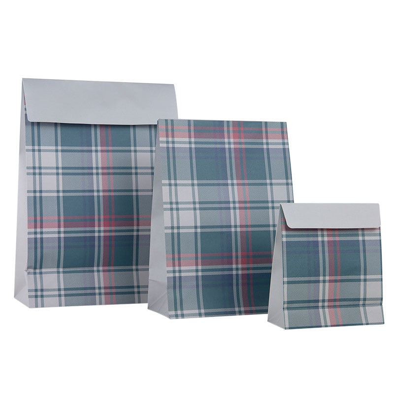 Lahjapussi teippisuljennalla Tartan - 3