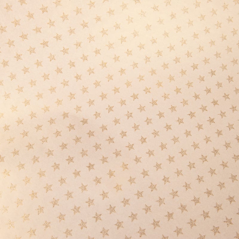 Lahjapaperi Glitter Star, kulta - 1