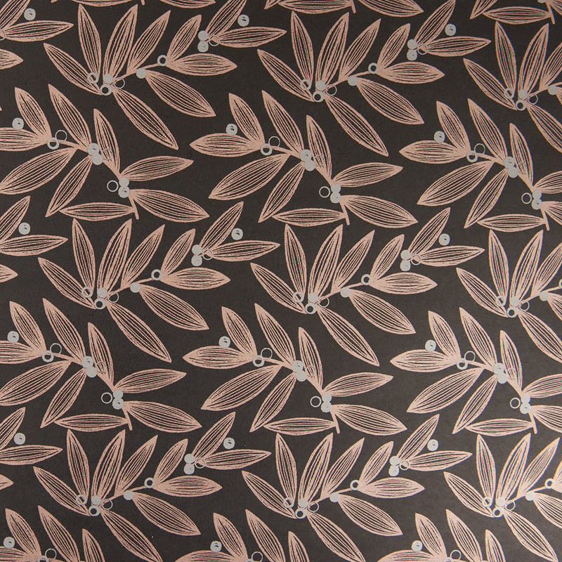 Lahjapaperi Metallic Flora