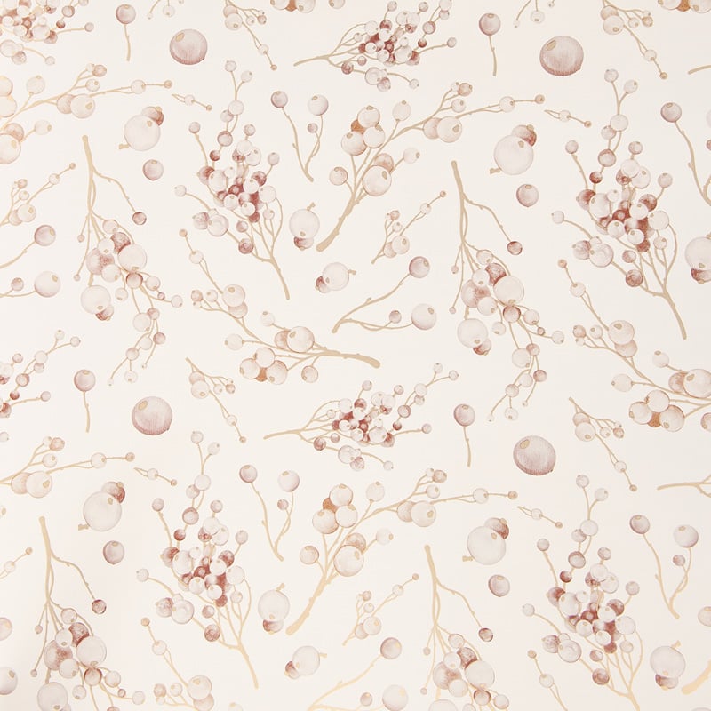Lahjapaperi Winterberry, valkoinen - 1