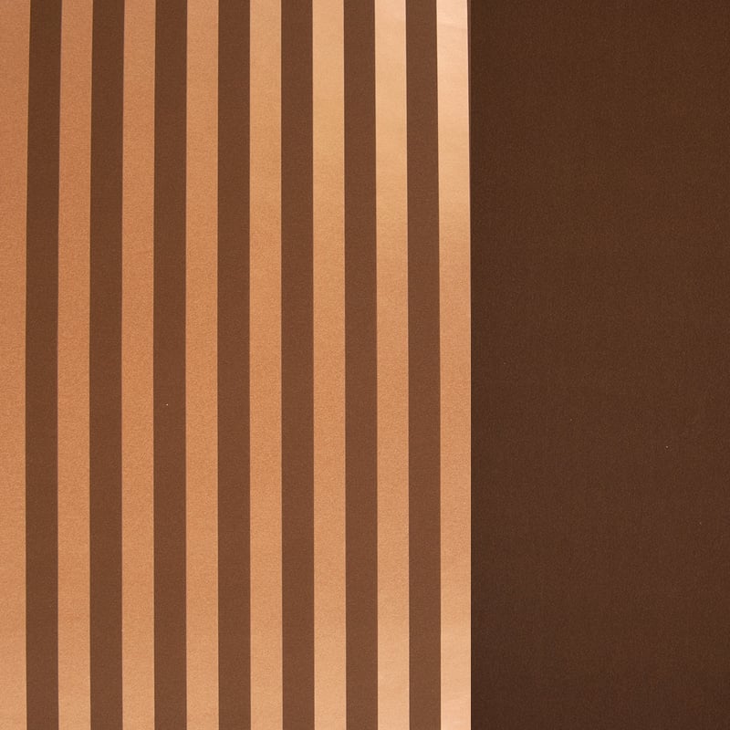 Lahjapaperi Stripes Brown, 2-puolinen - 1