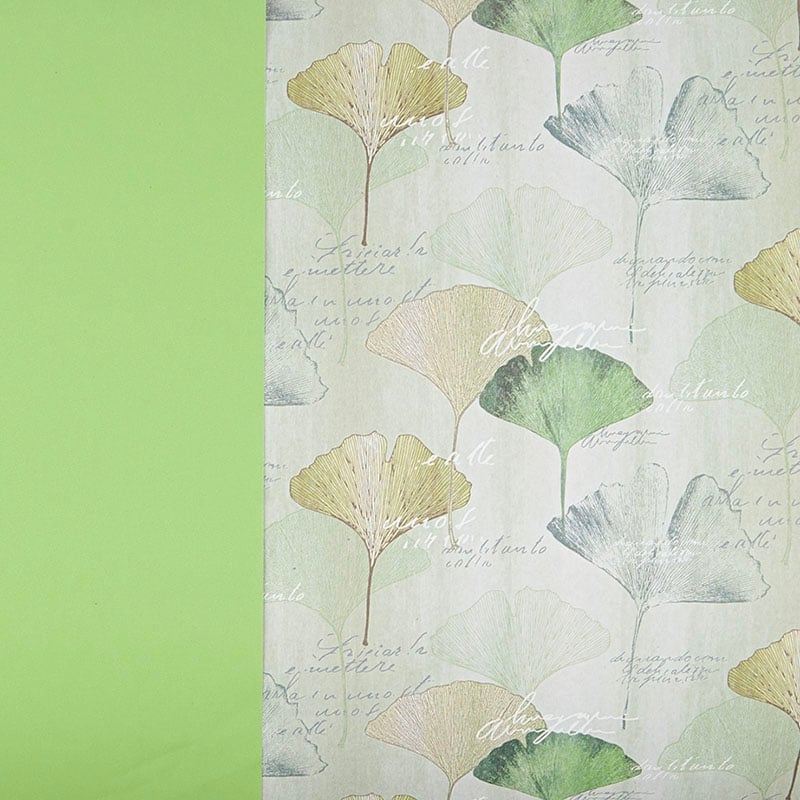 Lahjapaperi Ginkgo / Green
