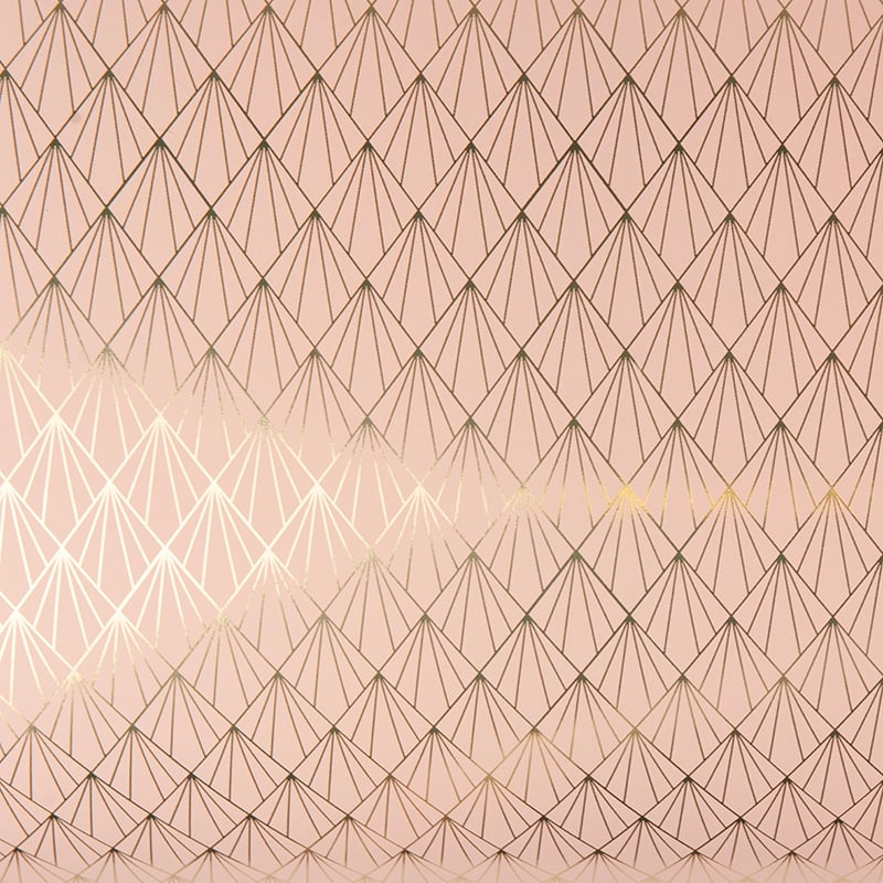 Lahjapaperi Coral Gold - 1