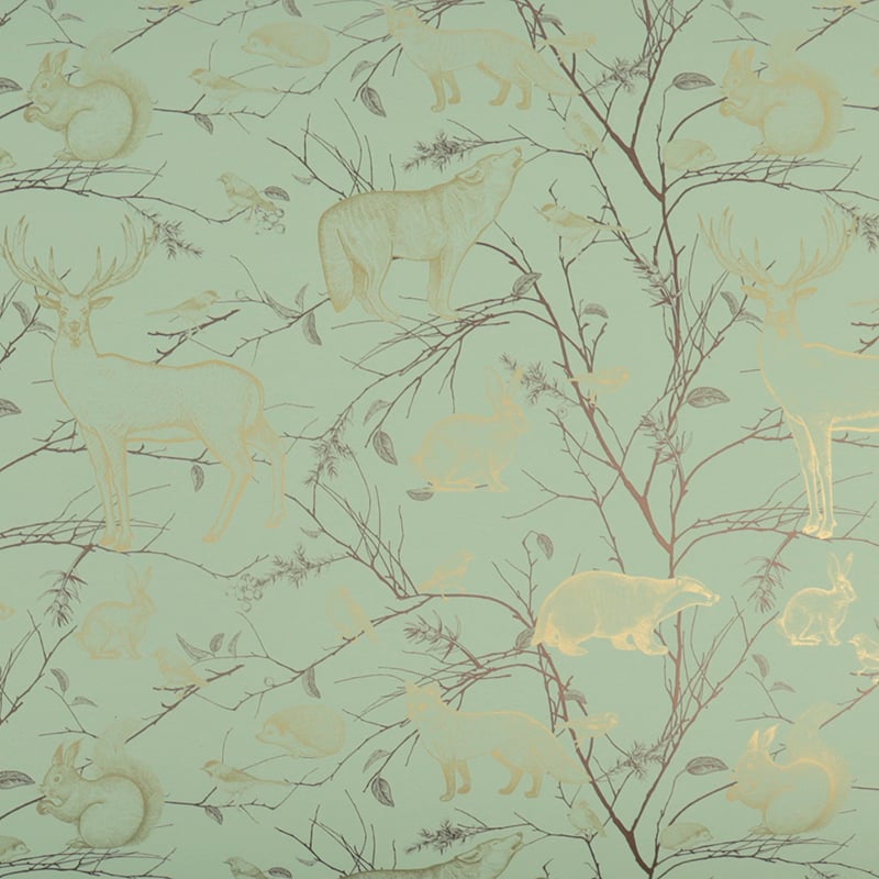 Lahjapaperi Nordic Nature green