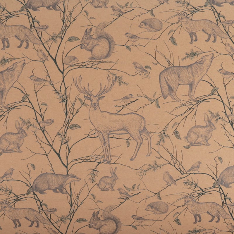 Lahjapaperi Nordic Nature kraft