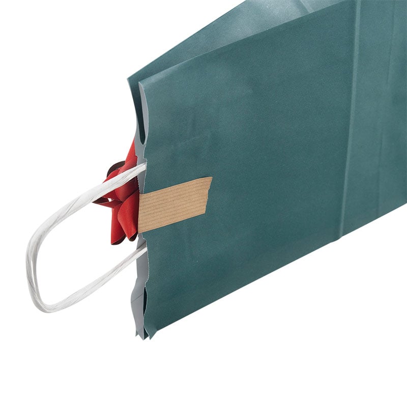 Lahjarusetti Paperi pussinsulkijalla, punainen - 3