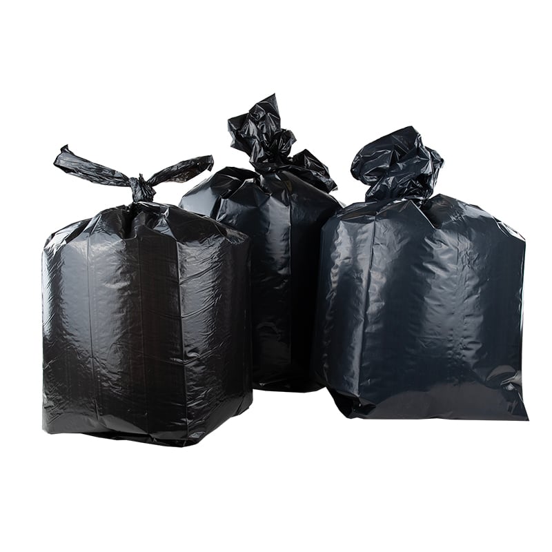 Jätesäkki CleanUp, musta - 2