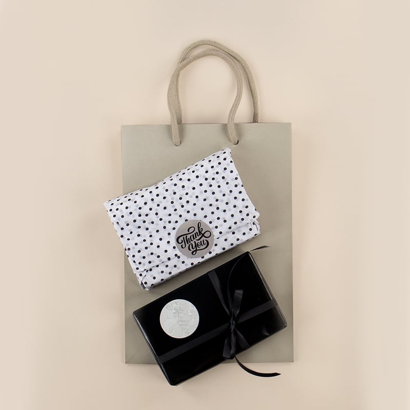 Silkkipaperi Speckled White - 3