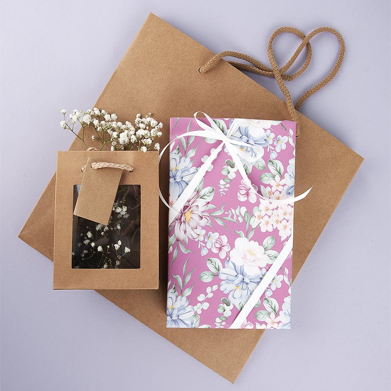 Lahjapaperi Watercolour Floral Mix - 8