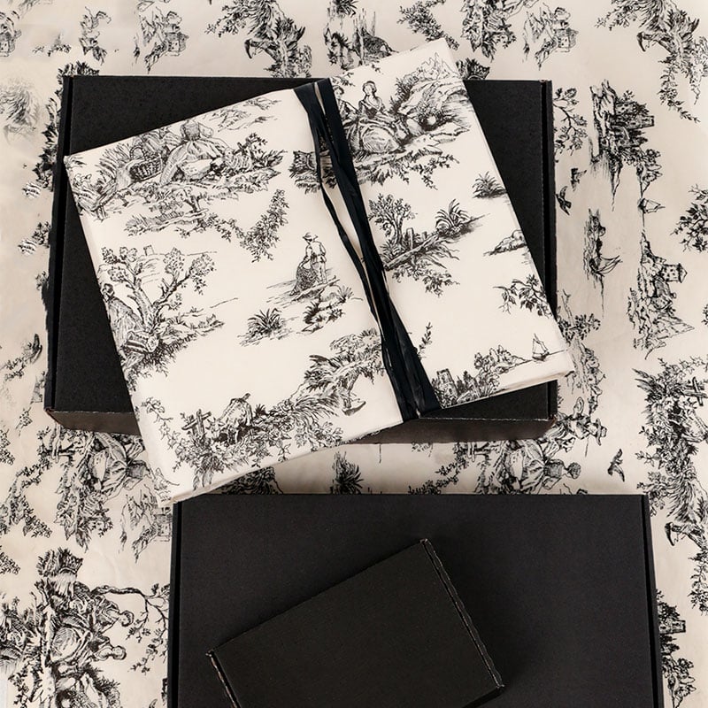Silkkipaperi Black Toile - 2