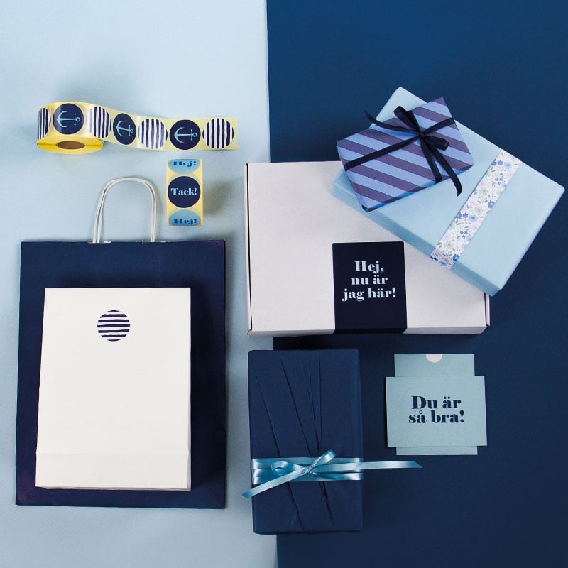 Lahjapaperi Marin Blue-Blue - 4